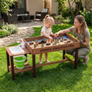 Sensory Sand & Water Table with Pump and 33 Accessories by LJGDeals