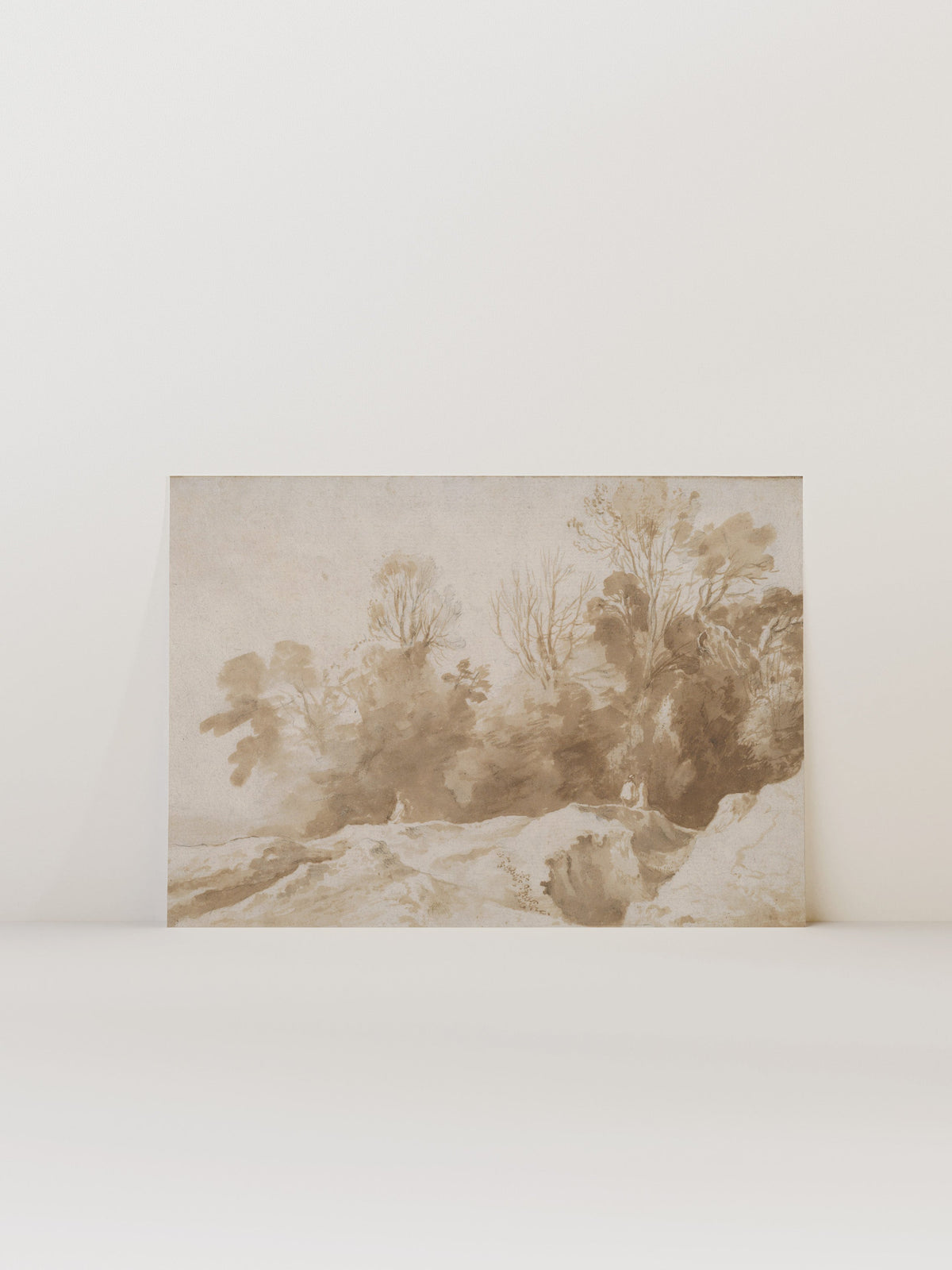 Trees Landscape In Sepia, photo 6 of 7
