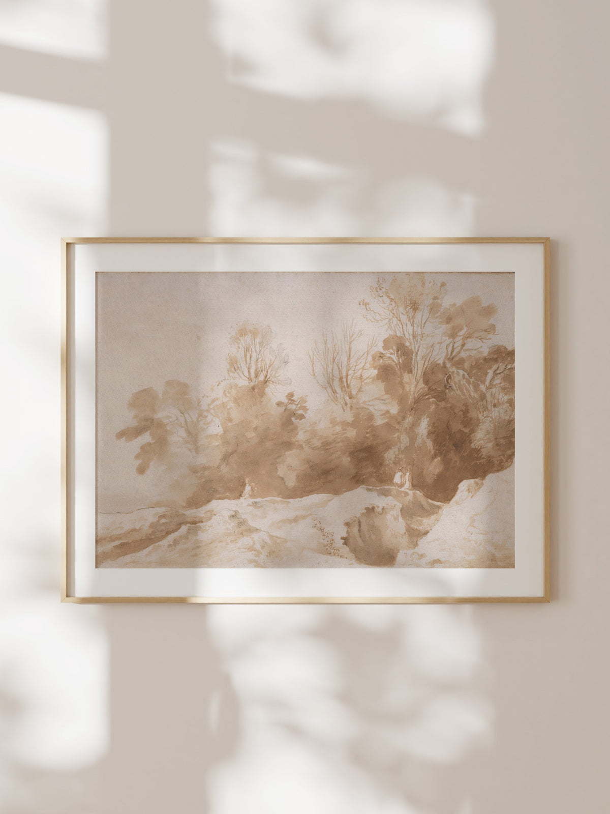 Trees Landscape In Sepia, photo 7 of 7