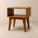 Serena Solid Wood Nightstand by Megsu