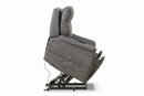 Serenity Slate Grey Ultra Infinite Position Lift Chair with Power Headrest, Heat, Massage & Wireless Charging by Ornate Furniture