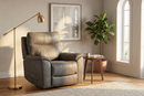 Serenity Slate Grey Ultra Infinite Position Lift Chair with Power Headrest, Heat, Massage & Wireless Charging by Ornate Furniture