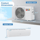 Serie EchoCool aire acondicionado split 23000 BTU 208/230V con Bomba de Calor by LJGDeals