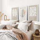 Set of 3 Henri Matisse Prints: Artistic Neutral Wall Art by Wall Art Set