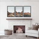 USA Travel Wall Art Set. Roads of Utah, Nevada, Colorado by Wall Art Set