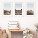 USA Travel Wall Art Set. Roads of Utah, Nevada, Colorado by Wall Art Set