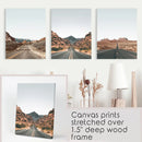 USA Travel Wall Art Set. Roads of Utah, Nevada, Colorado by Wall Art Set
