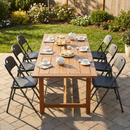 2/4/6 Pack White Plastic Folding Chairs Heavy Duty Metal Frame Indoor Outdoor by 2Dropme