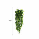 Lush Green Eucalyptus Garland Artificial Hanging Bush 7.1×30.5in – NFPA701 Fire Rated – UV Resistant