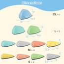 Set of 11 Stepping Stones for Kids Non-Slip Balance Stones with Storage Bag