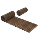 12 FT Wooden Garden Pathway 22 Inches Wide Outdoor Roll out Straight Walkway by DirectDeals