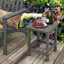 Square Adirondack Side Table 14" Weather-Resistant HDPE by LJGDeals