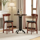 24-Inch Upholstered Counter Height Dining Chairs, Set of 2 by LJGDeals