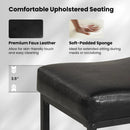 Set of 2 25 Inch Counter Height Bar Chairs for Kitchen Island by DirectDeals
