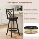 Counter Height Swivel Bar Stools Set of 2 - 29 Inch by LJGDeals