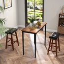 Set of 2 Modern Backless Bar Stools with Padded Cushion by LJGDeals