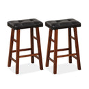 Set of 2 Modern Backless Bar Stools with Padded Cushion by LJGDeals