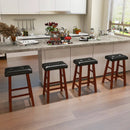 Set of 2 Modern Backless Bar Stools with Padded Cushion by LJGDeals
