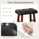 Set of 2 Modern Backless Bar Stools with Padded Cushion by LJGDeals
