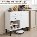 31" Buffet Cabinet Set of 2 with Drawers and Shelves by DirectDeals