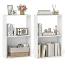3-Tier Bookshelf with Open Storage - Set of 2 by DirectDeals