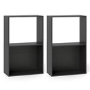 3-Tier Bookshelf with Open Storage - Set of 2 by DirectDeals
