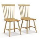 Set of 2 Windsor Dining Chairs with High Spindle Back by LJGDeals