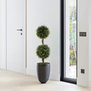 Set of 2 Artificial Double Topiary Ball Trees by DirectDeals