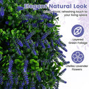 Artificial Lavender Topiary Ball Trees 22 Inch Set of 2 by LJGDeals