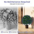 Artificial Lavender Topiary Ball Trees 22 Inch Set of 2 by LJGDeals
