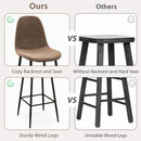 29.5 Inches High Back Bar Stools Set of 2 by LJGDeals