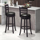 Set of 2 Bar Stools Swivel Bar Height Chairs with PU Upholstered Seats Kitchen by LJGDeals
