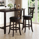 Swivel Bar Stools Set of 2 with Backrest - 30 Inch by LJGDeals