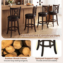 Swivel Bar Stools Set of 2 with Backrest - 30 Inch by LJGDeals