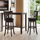 Swivel Bar Stools Set of 2 with Backrest - 30 Inch by LJGDeals