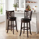Swivel Bar Stools Set of 2 with Backrest - 30 Inch by LJGDeals