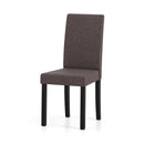 Set of 2 Dining Chair Mid-Century Modern Fabric Upholstered Parson Chairs by LJGDeals