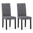 Set of 2 Dining Chair Mid-Century Modern Fabric Upholstered Parson Chairs by LJGDeals