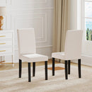 Set of 2 Dining Chair Mid-Century Modern Fabric Upholstered Parson Chairs by LJGDeals