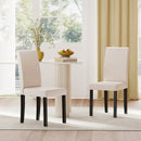 Set of 2 Dining Chair Mid-Century Modern Fabric Upholstered Parson Chairs by LJGDeals