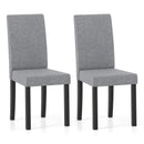Set of 2 Dining Chair Mid-Century Modern Fabric Upholstered Parson Chairs by LJGDeals