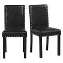 Set of 4 Dining Chairs with Solid Rubber and Wood Legs by LJGDeals