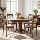Set of 2 Dining Chair Fabric/Faux Leather Upholstered with Padded Seat by LJGDeals