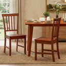 Set of 2 Dining Chairs with Solid Wooden Legs by LJGDeals