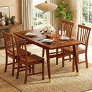 Set of 2 Dining Chairs with Solid Wooden Legs by LJGDeals