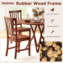 Set of 2 Dining Chairs with Solid Wooden Legs by LJGDeals