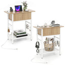 End Table Set with Charging Station & Hidden Compartment by DirectDeals
