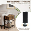 End Table Set with Charging Station & Hidden Compartment by DirectDeals