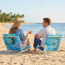 Folding Beach Chairs Set of 2 with Padded Seat by LJGDeals