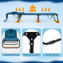 Set of 2 Folding Face Down Tanning Chair with Face Hole 3 Removable Pillows by DirectDeals